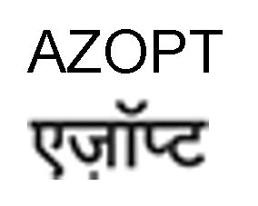 Azopt In English And Hindi Device mark 5991841 Trademark
