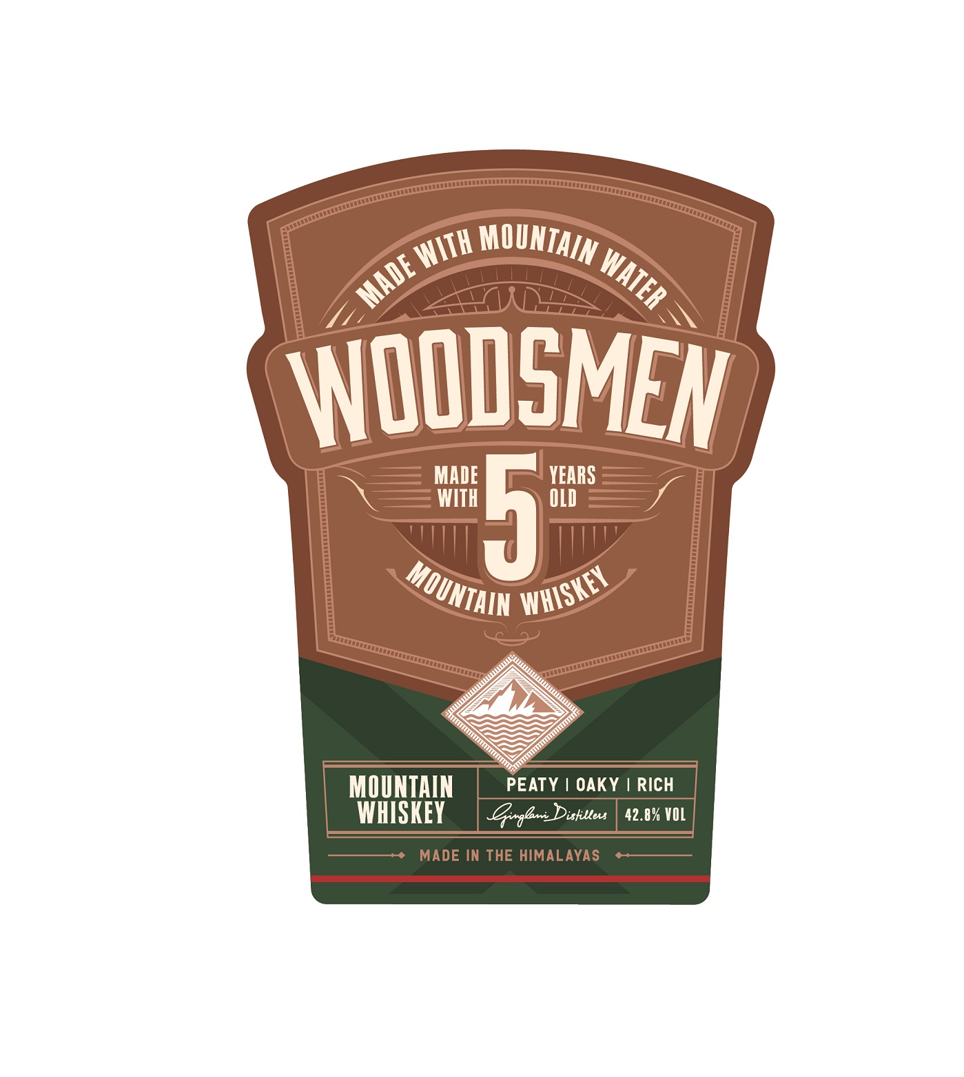 Woodsmen Mountain Whiskey Device mark 5994435 Trademark