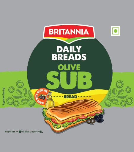 Britannia Daily Breads Olive Sub Device mark 5996662 Trademark