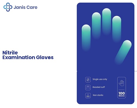 Janis Care With Nitrile Examination Gloves With Device Device mark 6000737 Trademark
