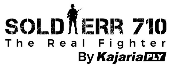 Soldierr 710 The Real Fighter By Kajaria Ply Device mark 6001705 Trademark