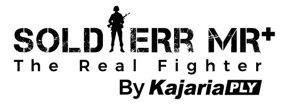 Soldierr Mr+ The Real Fighter By Kajaria Ply Device mark 6001706 Trademark