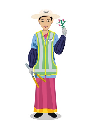 Female Gardener Device mark 6006776 Trademark