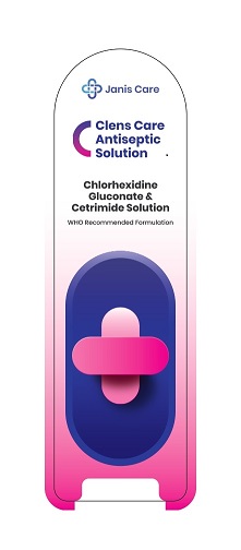 Janis Care Clens Care Antiseptic Solution Device mark 6007748 Trademark