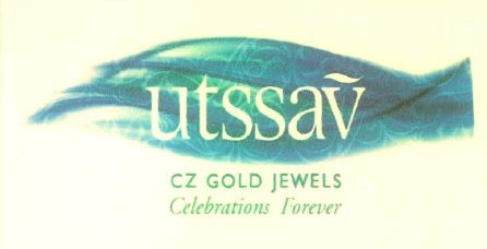 Utssav Cz Gold Jewels Device mark 6003883 Trademark