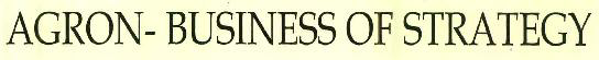 Agron-business Of Strategy Device mark 2751838 Trademark