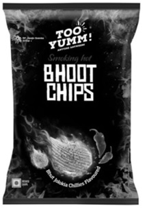 Too Yumm Anytime Anywhere Bhoot Chips Device mark 6012558 Trademark