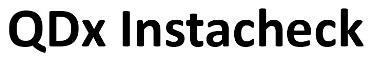 Qdx Instacheck Label Device mark 6016480 Trademark