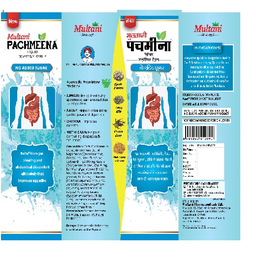 Multani Pachmeena Liquid Digestive Syrup Device mark 6024454 Trademark