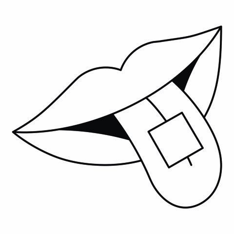 Device Of Mouth And Tongue Device mark 6033375 Trademark