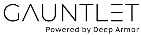 Gauntlet Powered By Deep Armor Device mark 6043141 Trademark
