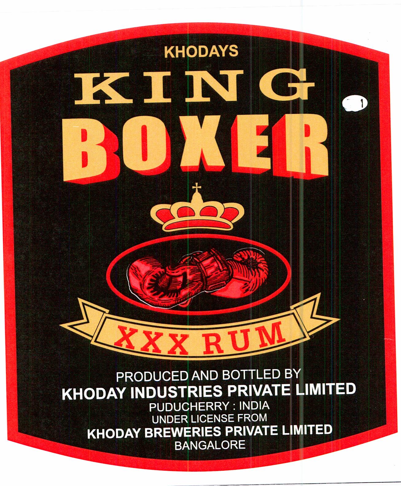 Khodays King Boxer Device mark 6042329 Trademark