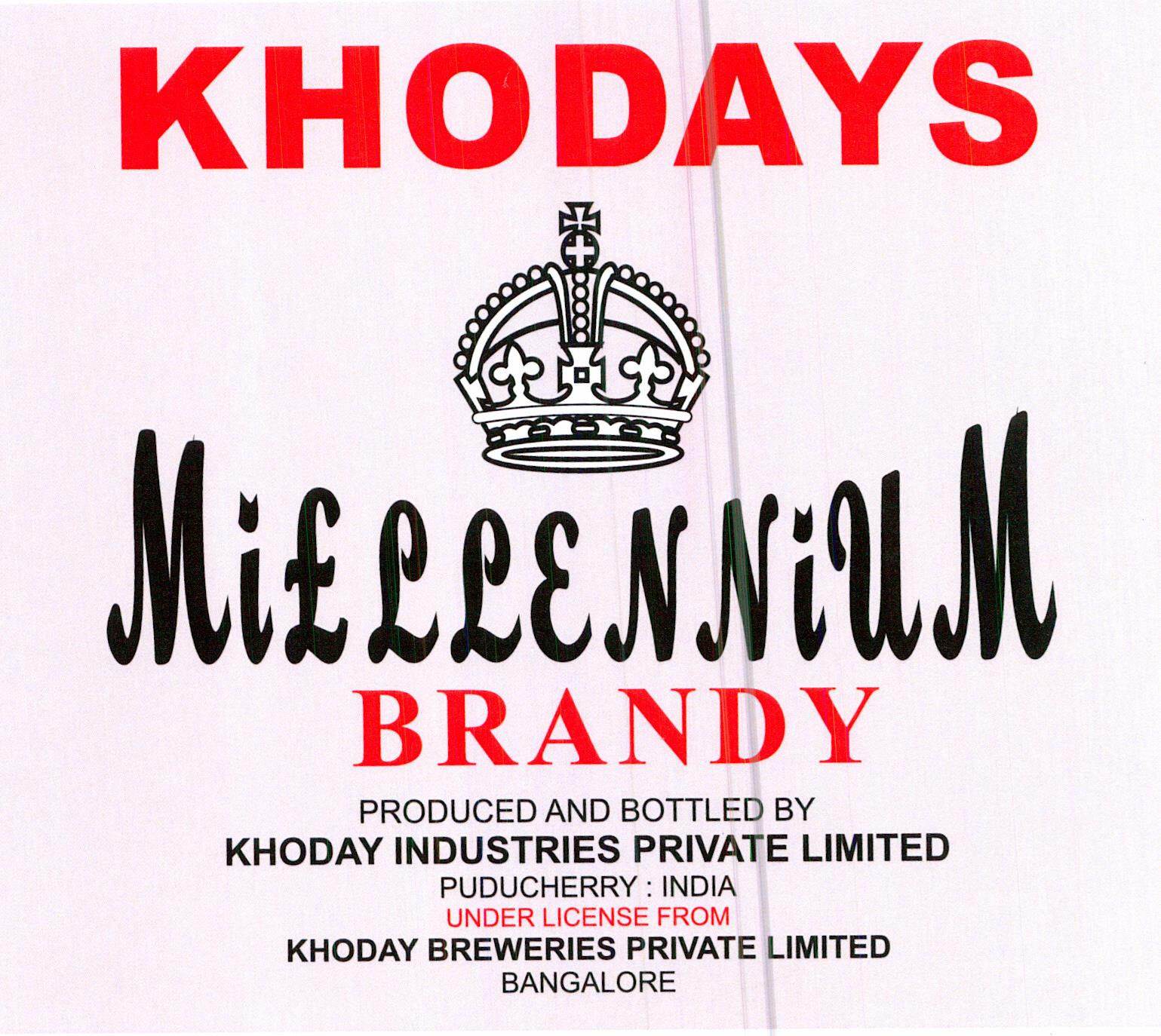 Khodays Millennium Device mark 6042335 Trademark
