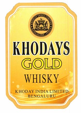 Khodays Gold Device mark 6042398 Trademark