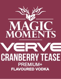 M2 Magic Moments Verve Cranberry Tease Premium+ Flavoured Vodka (label) Device mark 6049068 Trademark