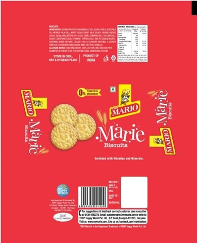 Trdp Mario Marie Biscuits (label) Device mark 6053088 Trademark