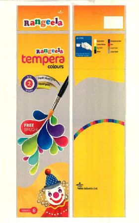 Rangeela Tempera Colours Device mark 2811844 Trademark
