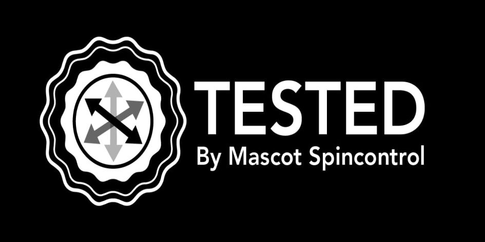 Tested By Mascot Spincontrol Device mark 6064881 Trademark