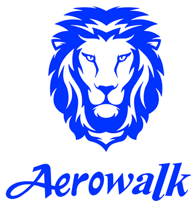 Aerowalk With Face Of Lion (label) Device mark 5736874 Trademark