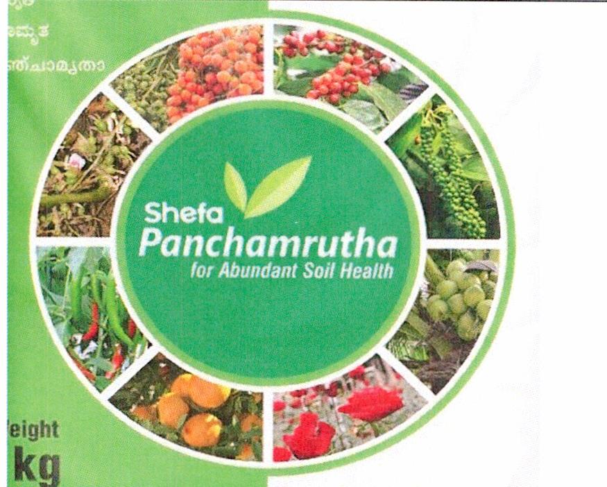 Shefa Panchamrutha Device mark 6054565 Trademark