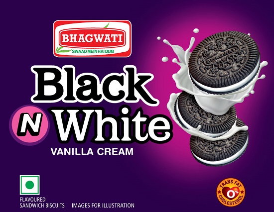 Bhagwati Black N White Device mark 6054969 Trademark