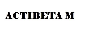 Actibeta M Device mark 6069663 Trademark