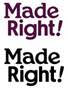 Maderight! (in Purple Colour) Device mark 6076347 Trademark