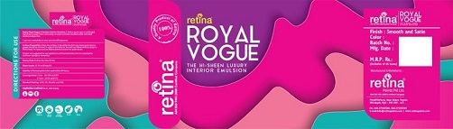 Retina Royal Vogue Device mark 6077378 Trademark