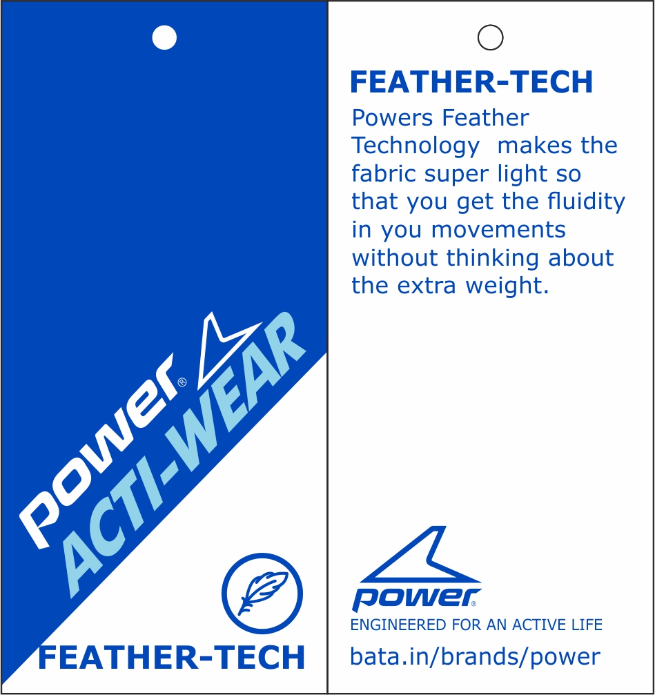 Power Acti-wear (label) Device mark 6080266 Trademark