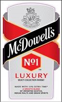 Mcdowell's No1 Luxury Select Collection Whisky Label Device mark 6081351 Trademark
