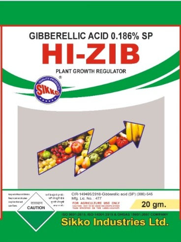 Hi-zib Plant Growth Regulator With Logo Of Sikko , Devices And Other Matters Device mark 6081925 Trademark
