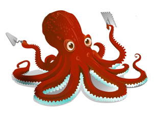 Image Of Octopus (logo) Device mark 6089571 Trademark