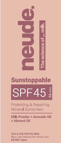 Neude.the Science Of_milk. Sunstoppable Device mark 6091805 Trademark