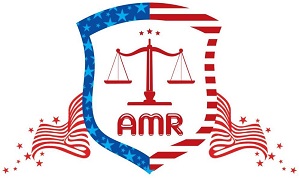 Device Of Amr With Shield, Scale And Stars Device mark 6091818 Trademark