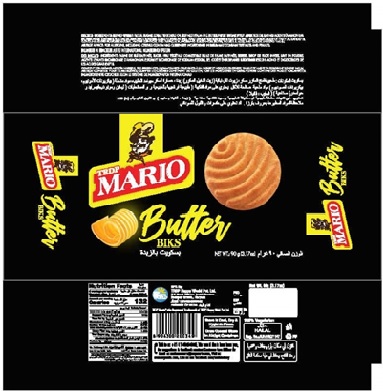 Trdp Mario Butter Biks (label) Device mark 6116056 Trademark