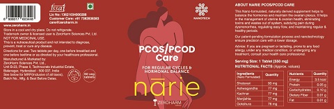 Narie Pcos Pcod Care (label) Device mark 6117829 Trademark