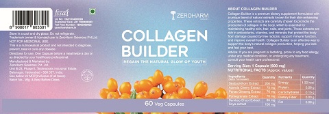 Zeroharm Collagen Builder (label) Device mark 6117845 Trademark