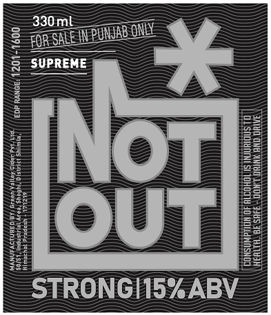 Supreme Not Out Device mark 6119516 Trademark