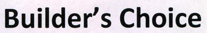 Builder's Choice Device mark 2203949 Trademark