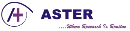 Aster With Logo & Tagline Where Research Is Routine Device mark 6125581 Trademark