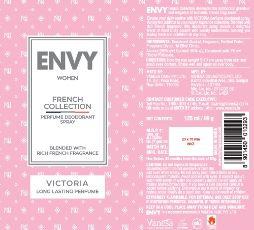 Envy Victoria Device mark 6126821 Trademark