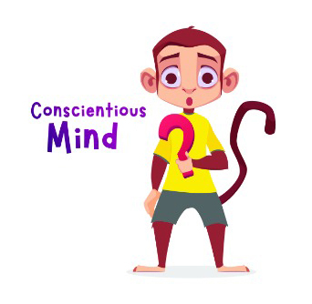 Conscientious Mind (with Device Of Monkey) Device mark 6132920 Trademark