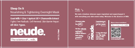 Neude.the Science Of_ Milk. Sleep On It Device mark 6137606 Trademark