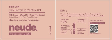 Neude.the Science Of_ Milk. Skin Dew Device mark 6137605 Trademark