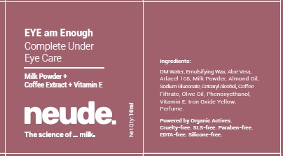 Neude.the Science Of_milk. Eye Am Enough Device mark 6137603 Trademark