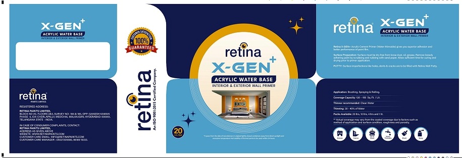 Retina X-gen+ Device mark 6140295 Trademark