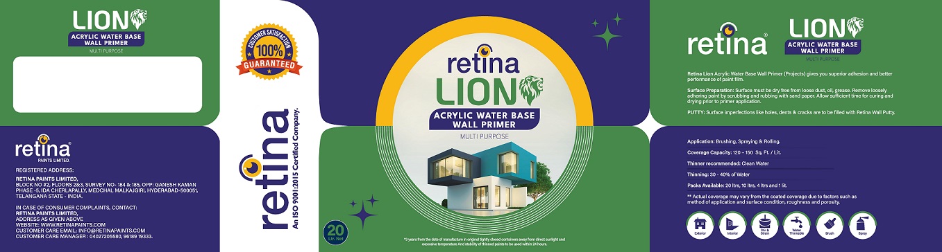 Retina Lion Device mark 6140164 Trademark