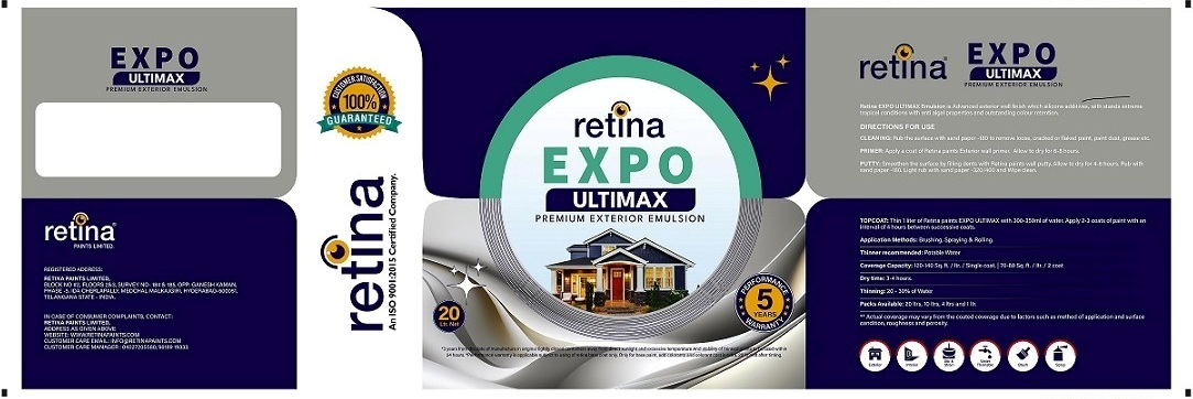 Retina Expo Ultimax Device mark 6140161 Trademark