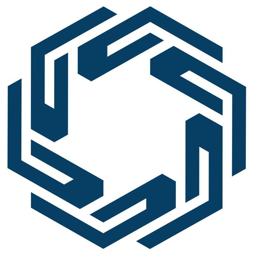Logo/icon Of Six Hands Circle In Blue Colour. Device mark 6143145 Trademark