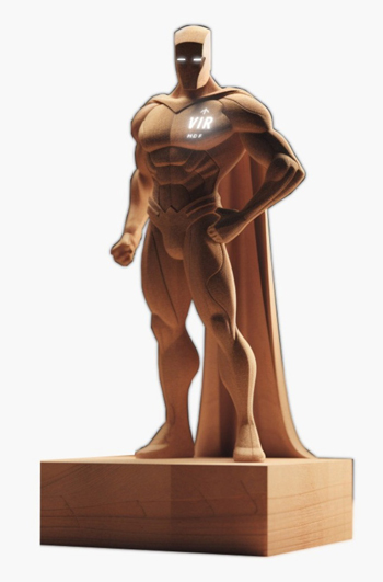 Vir Mascot The Super Hero With Mdf Device mark 6151037 Trademark